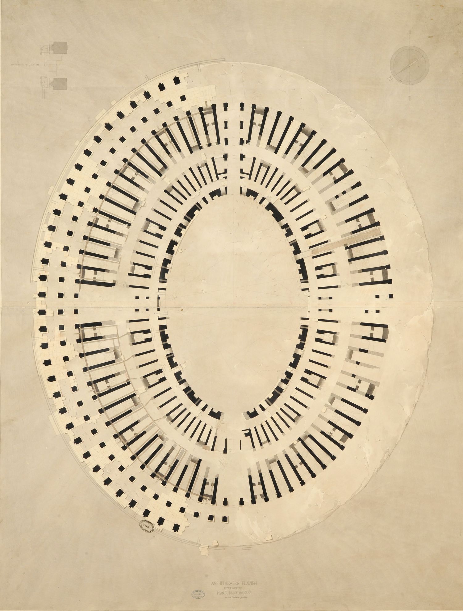 Relevé architectural du Colisée