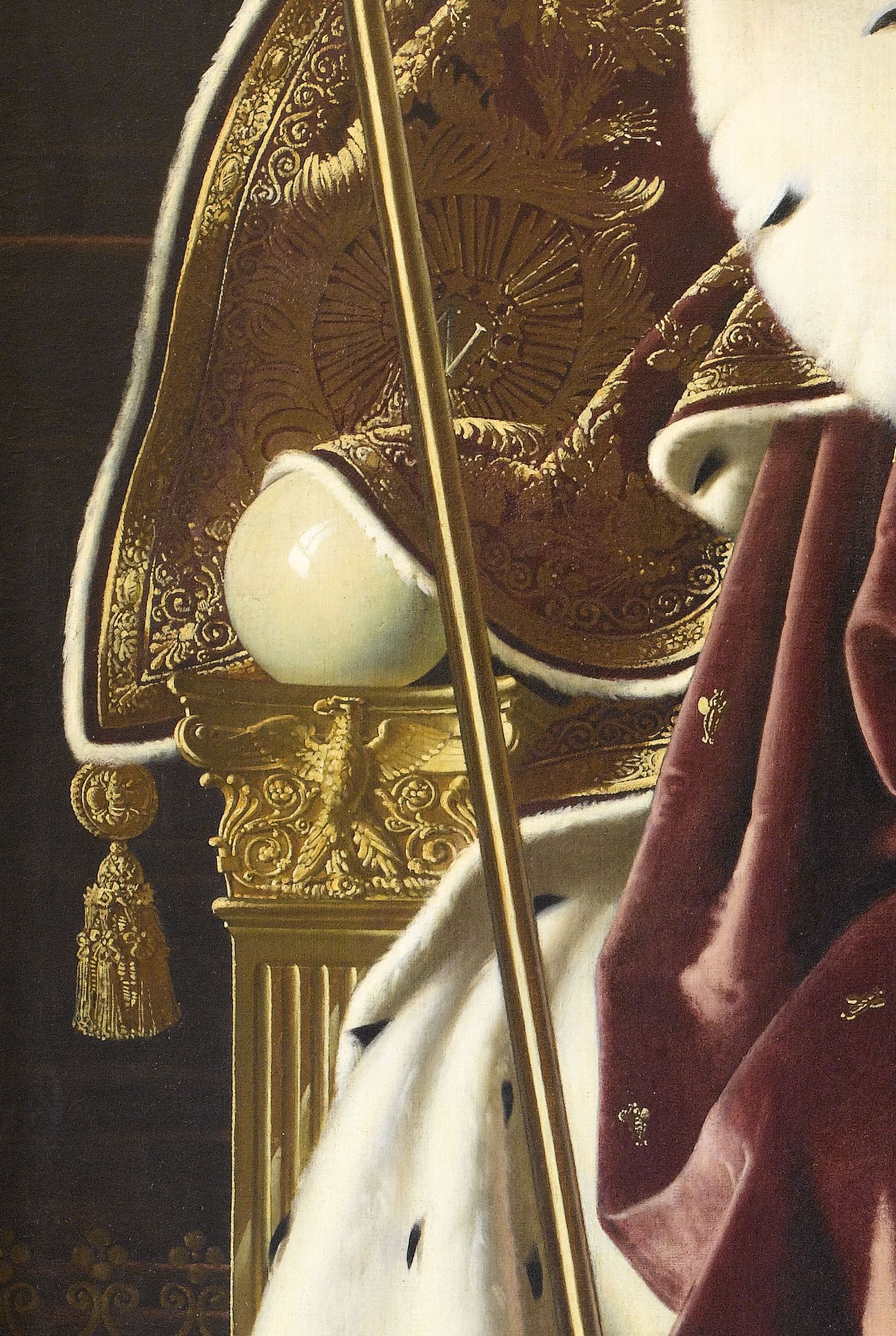 Napoléon Ier sur le trône impérial