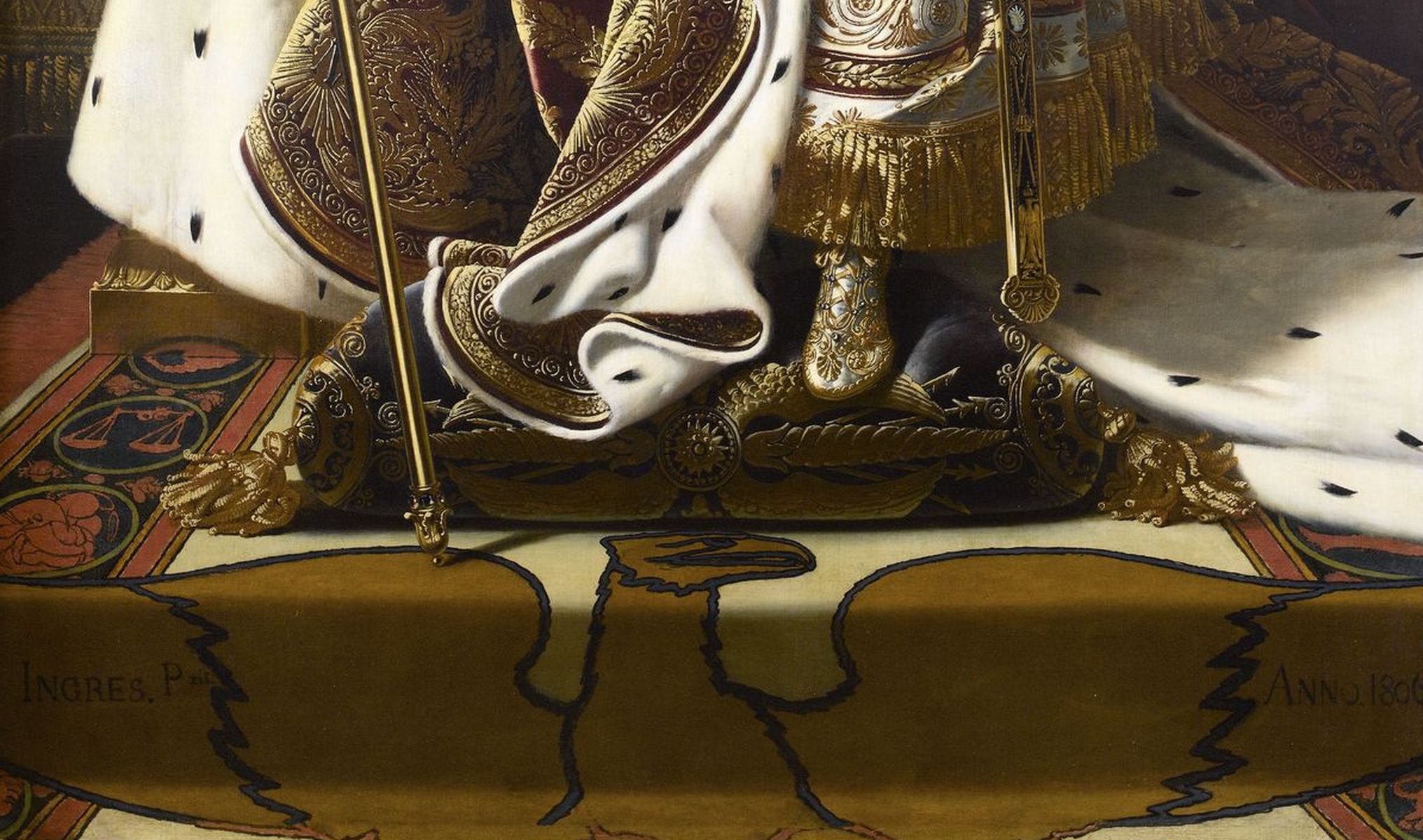 Napoléon Ier sur le trône impérial