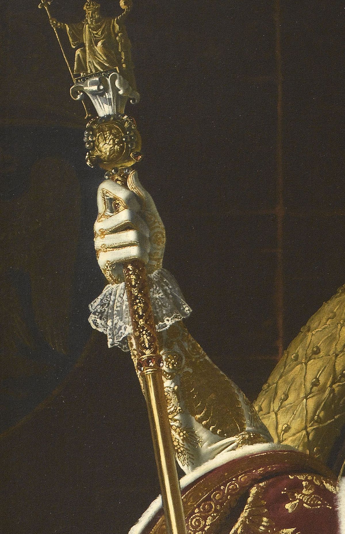 Napoléon Ier sur le trône impérial