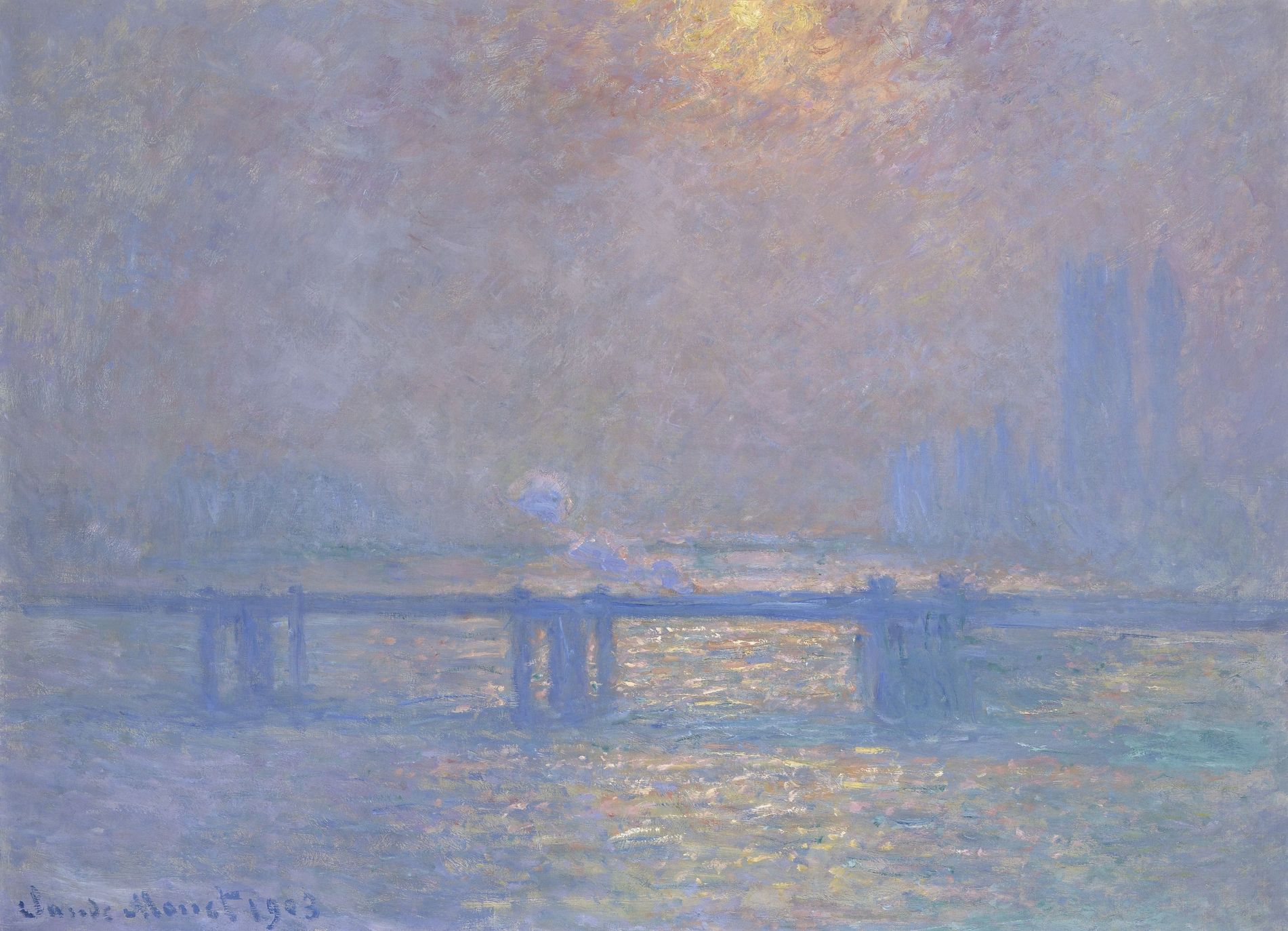 Charing Cross Bridge, la Tamise