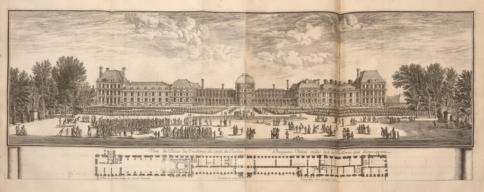 Palais des Tuileries, du côté des jardins