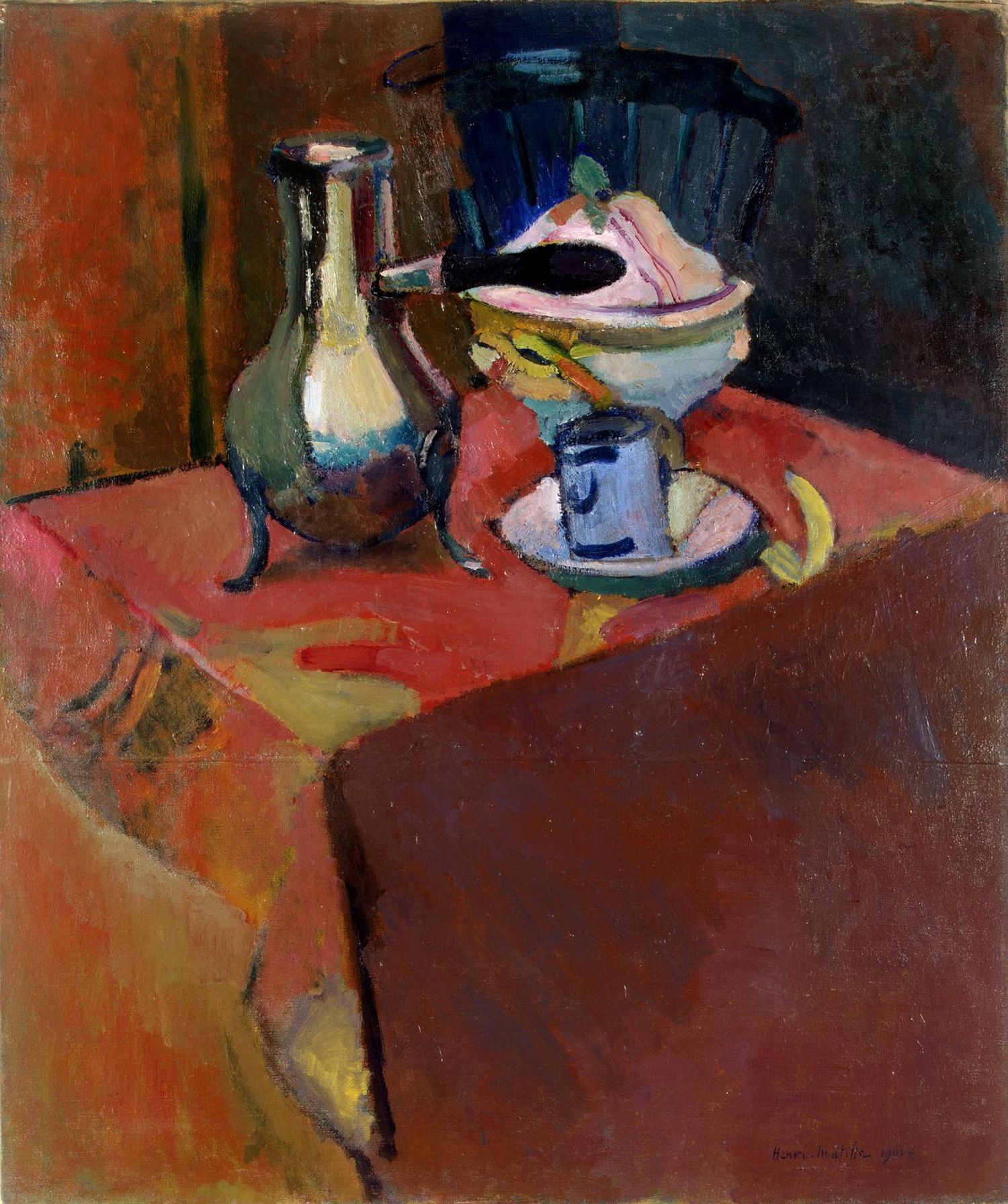 Vaisselle sur une table