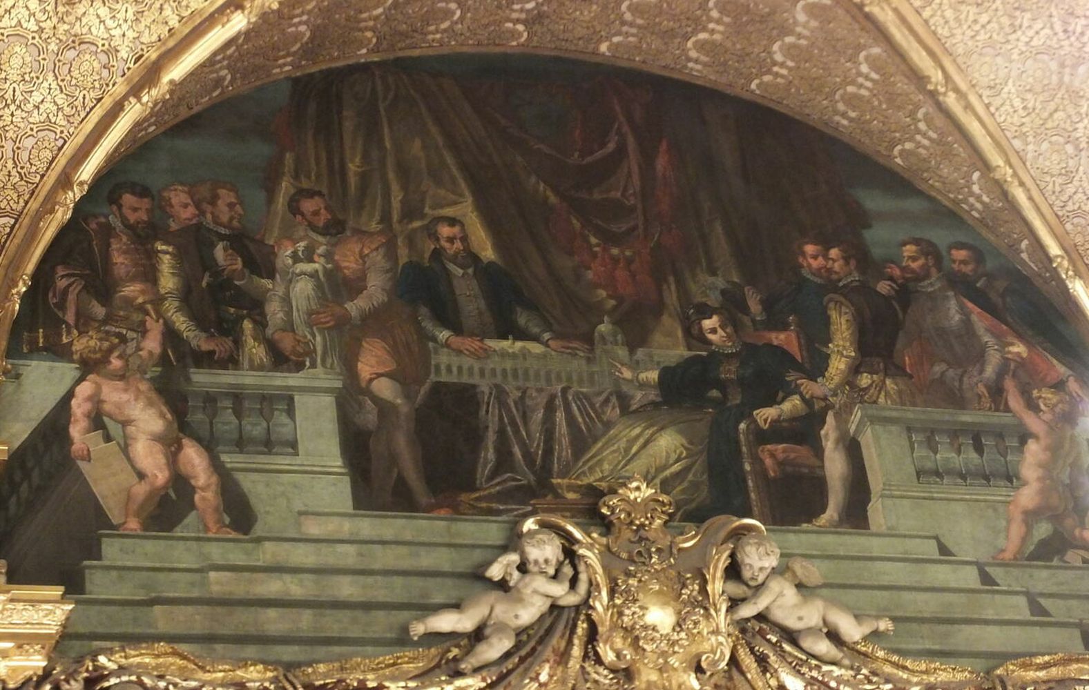 Présentation à Catherine de Médicis du projet des Tuileries
