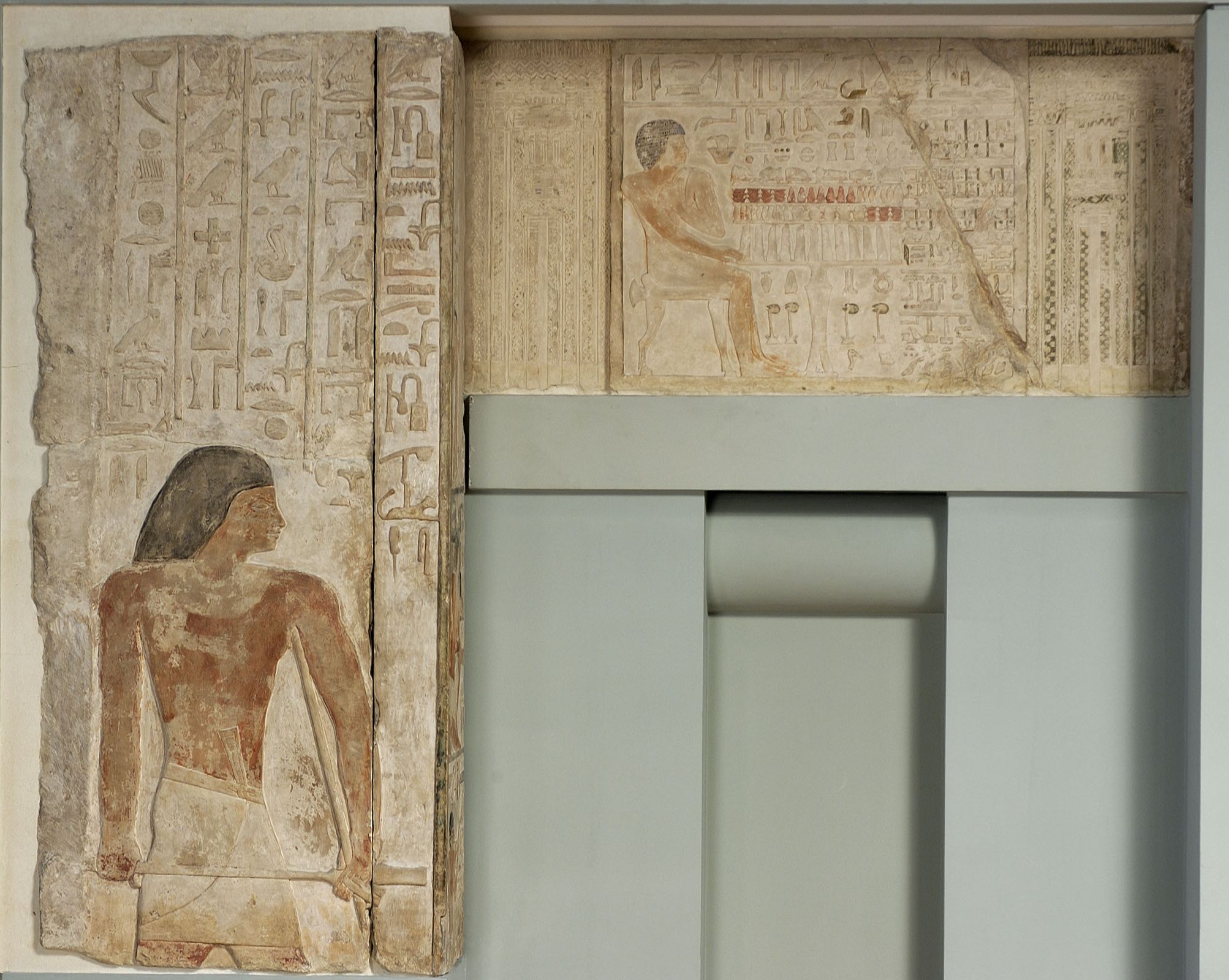 Éléments de la fausse porte du mastaba de Mery 
