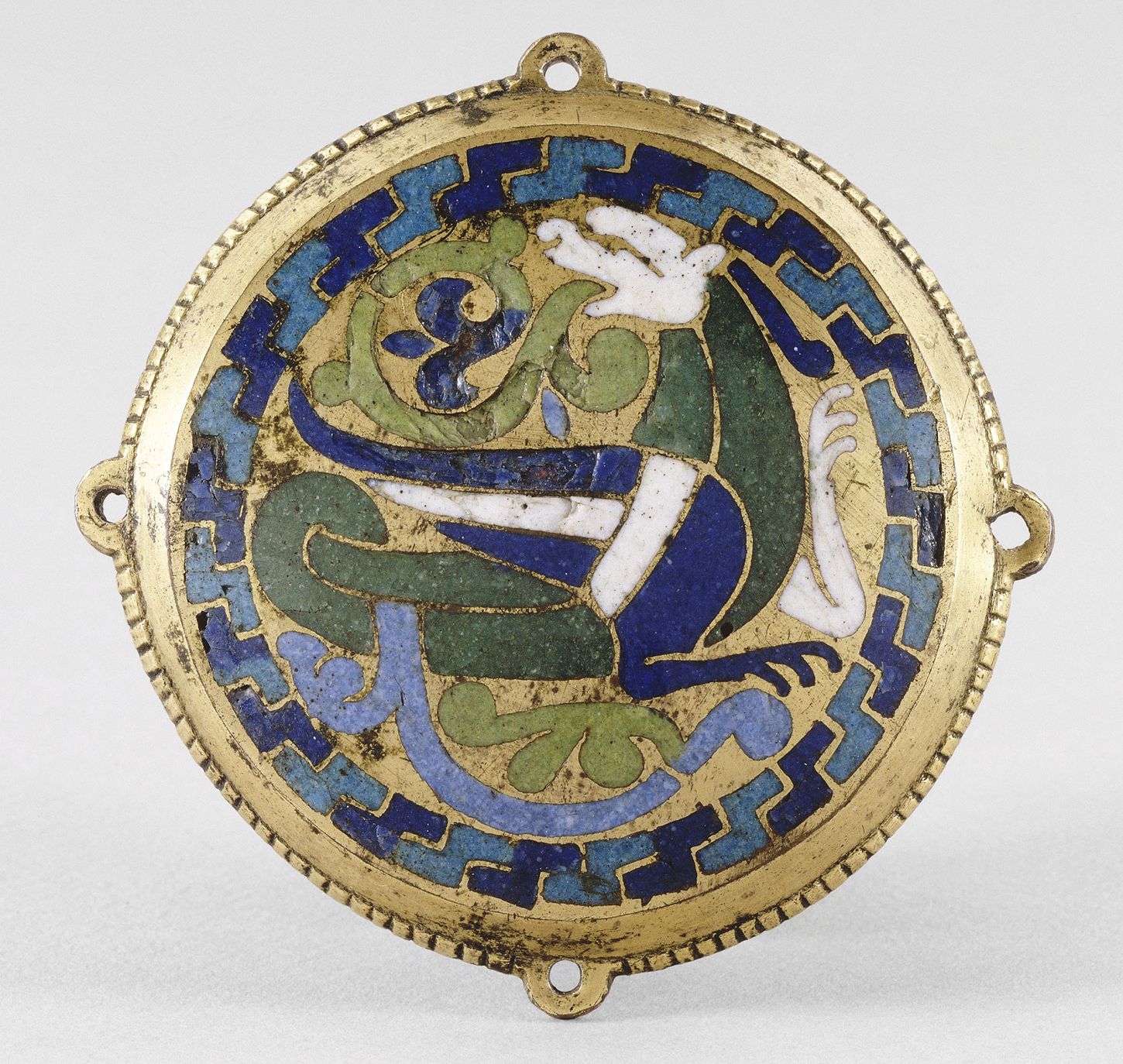 Médaillon de coffret : animal fantastique