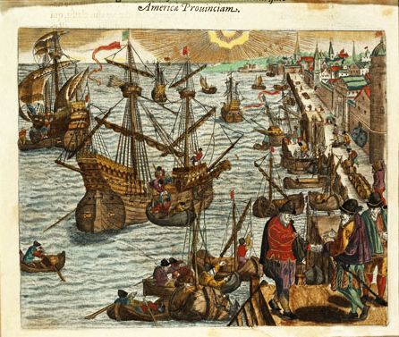 La ville de Sétubal en 1547