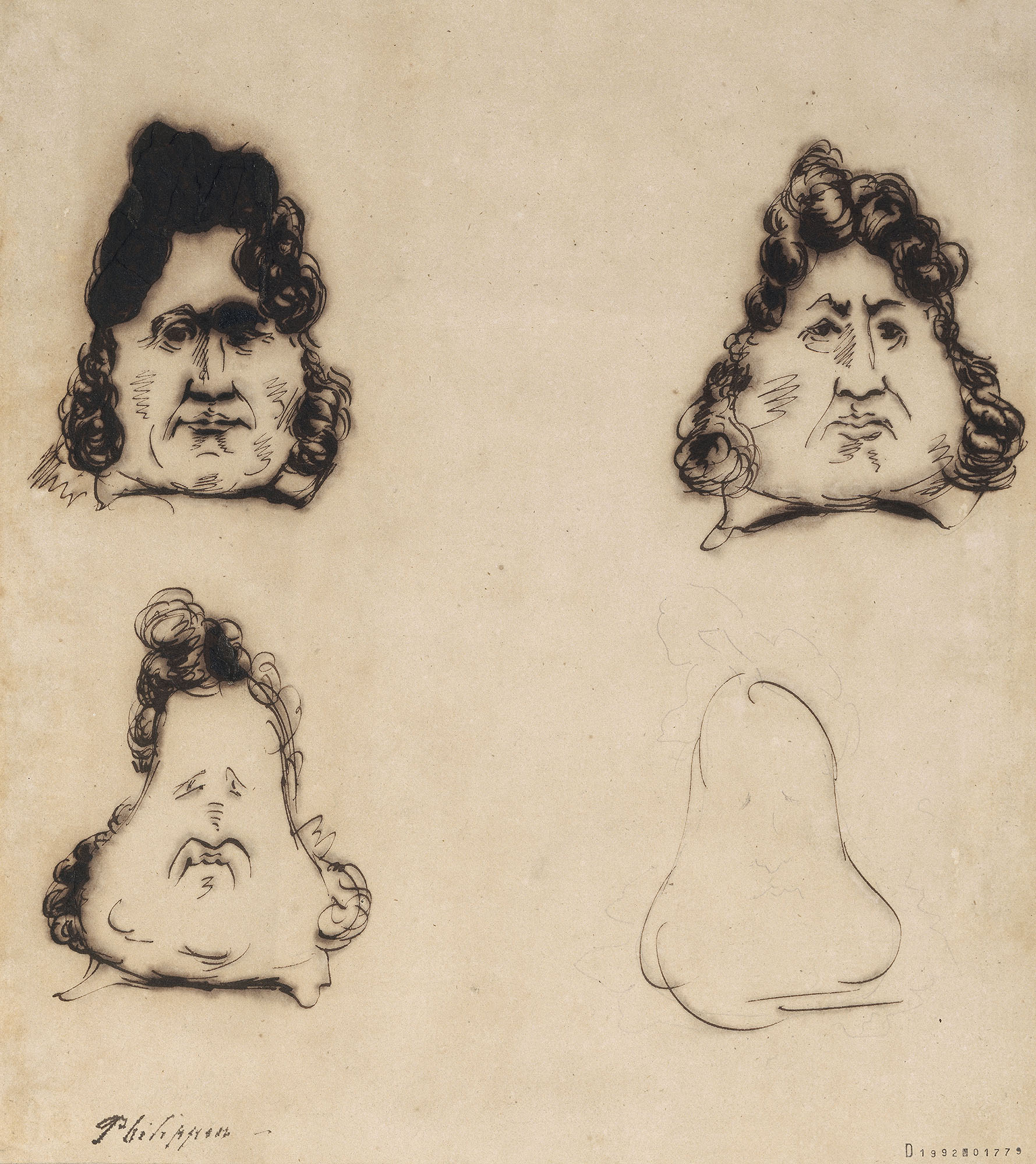 La Métamorphose du roi Louis-Philippe en poire