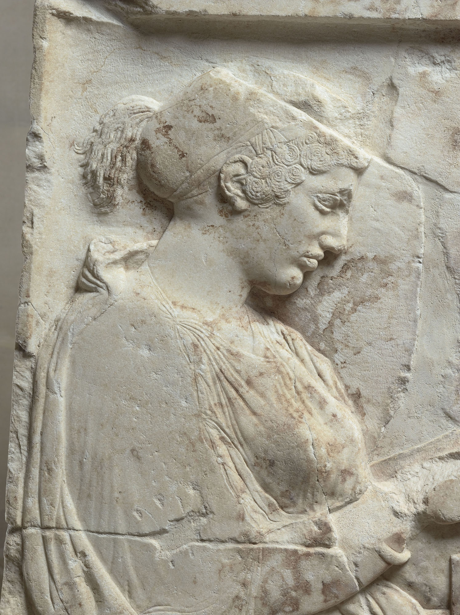 Stèle funéraire de Philis, fille de Cléomédès