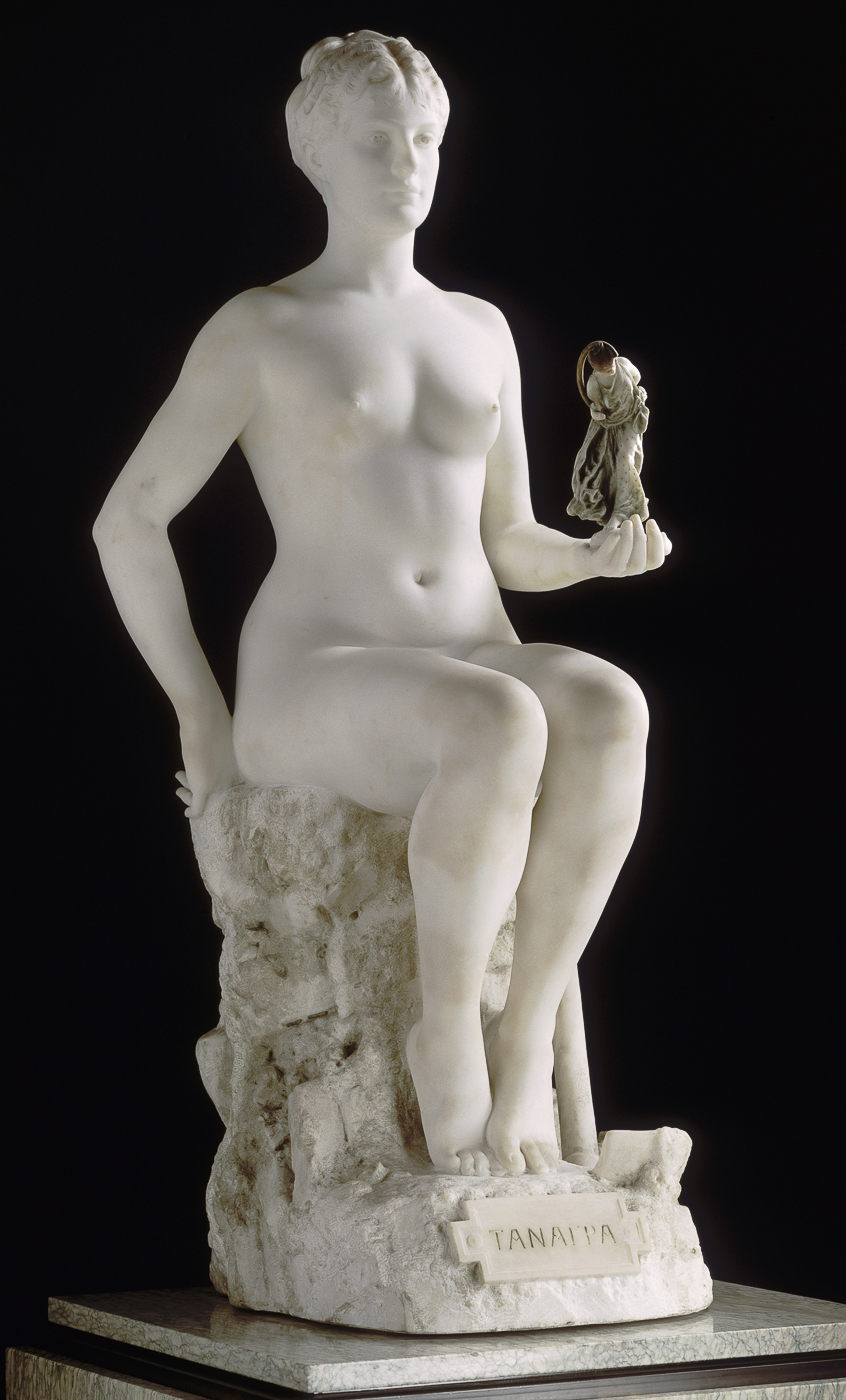 Tanagra tenant dans sa main la Danseuse au cerceau Tanagra tenant dans sa main la Danseuse au cerceau