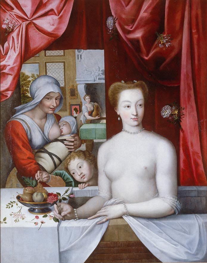 Gabrielle d’Estrées au bain