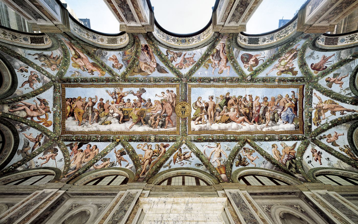 Noce de Psyché et Conseil des dieux