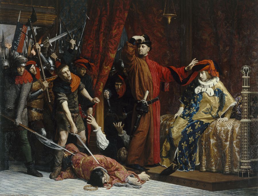 Le Prévôt des marchands Étienne Marcel et le dauphin Charles Le Prévôt des marchands Étienne Marcel et le dauphin Charles