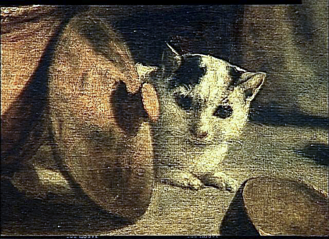 Famille de paysans dans un intérieur