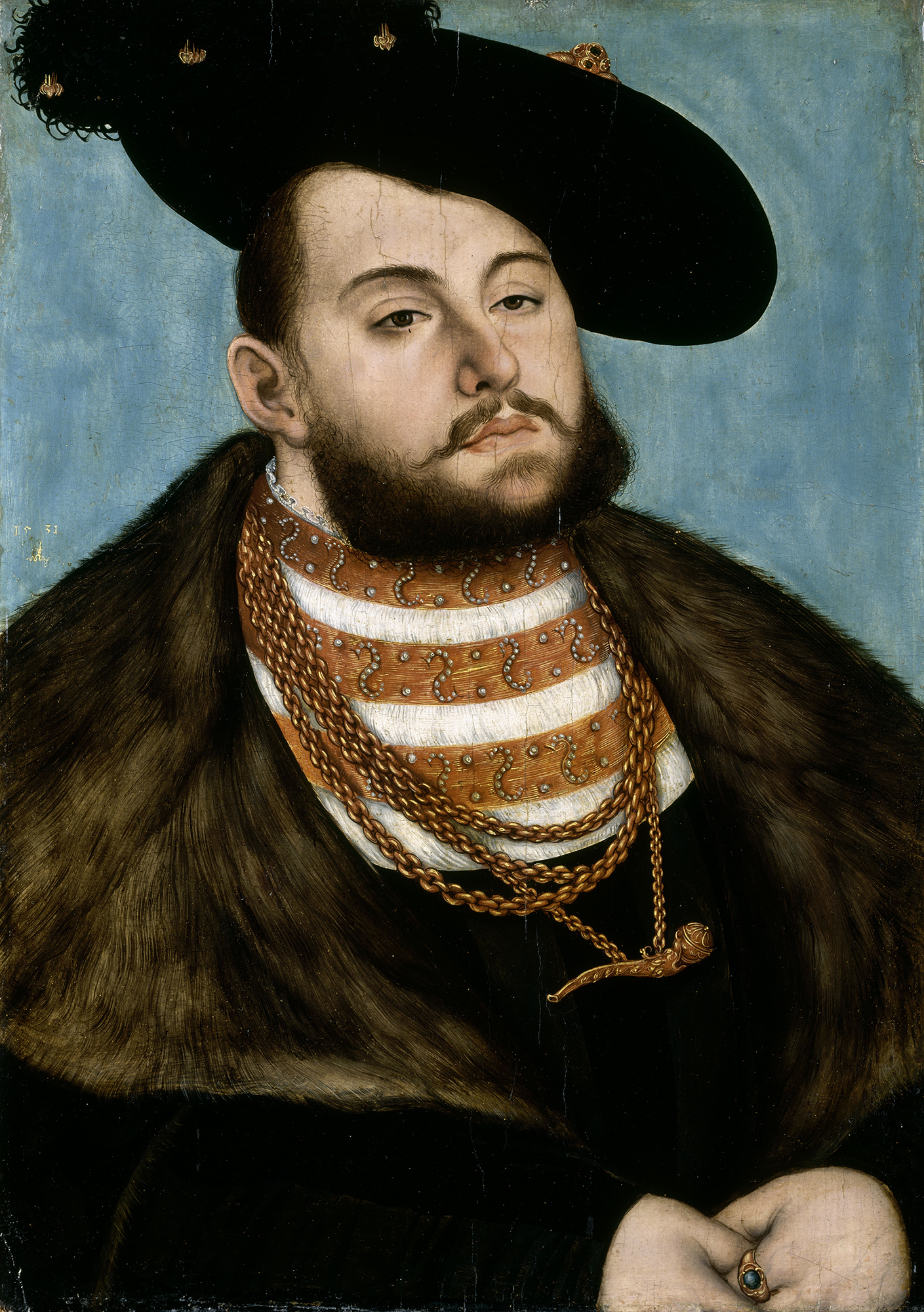 Portrait de Jean-Frédéric le Magnanime, électeur de Saxe Portrait de Jean-Frédéric le Magnanime, électeur de Saxe