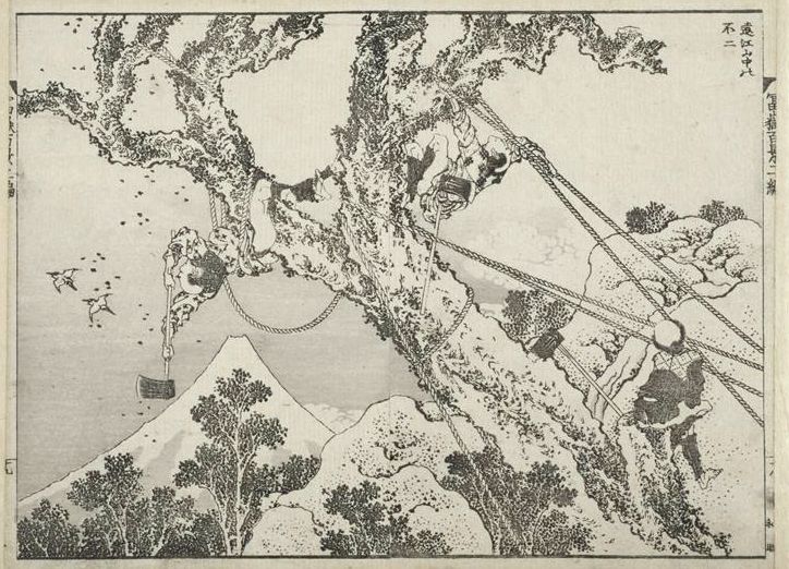 Le Fuji dans les montagnes Totomi