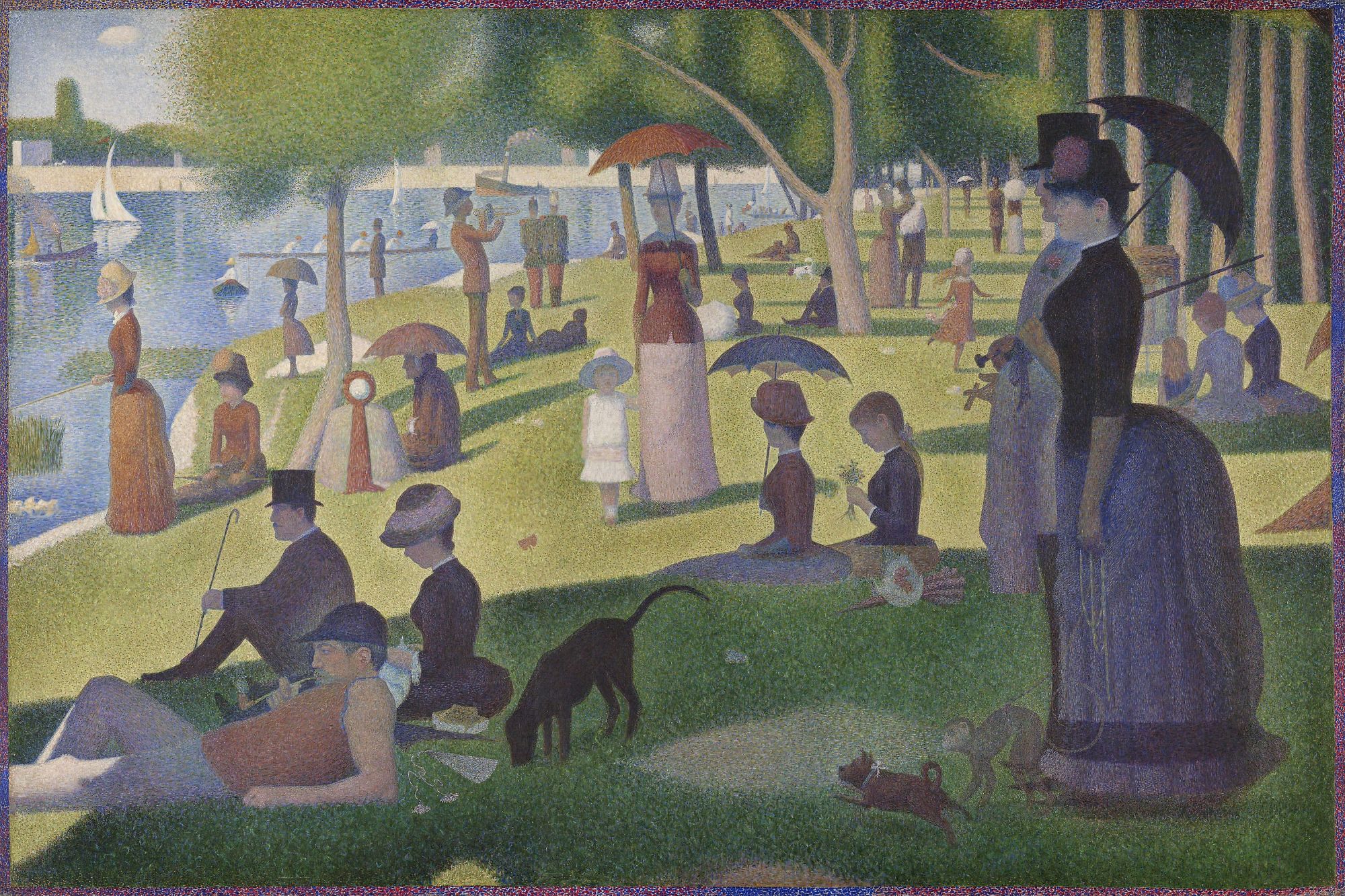 Un dimanche à la Grande Jatte – 1884 Un dimanche à la Grande Jatte – 1884