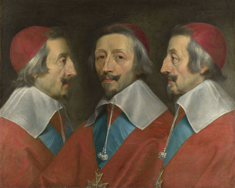 Triple portrait du cardinal Richelieu