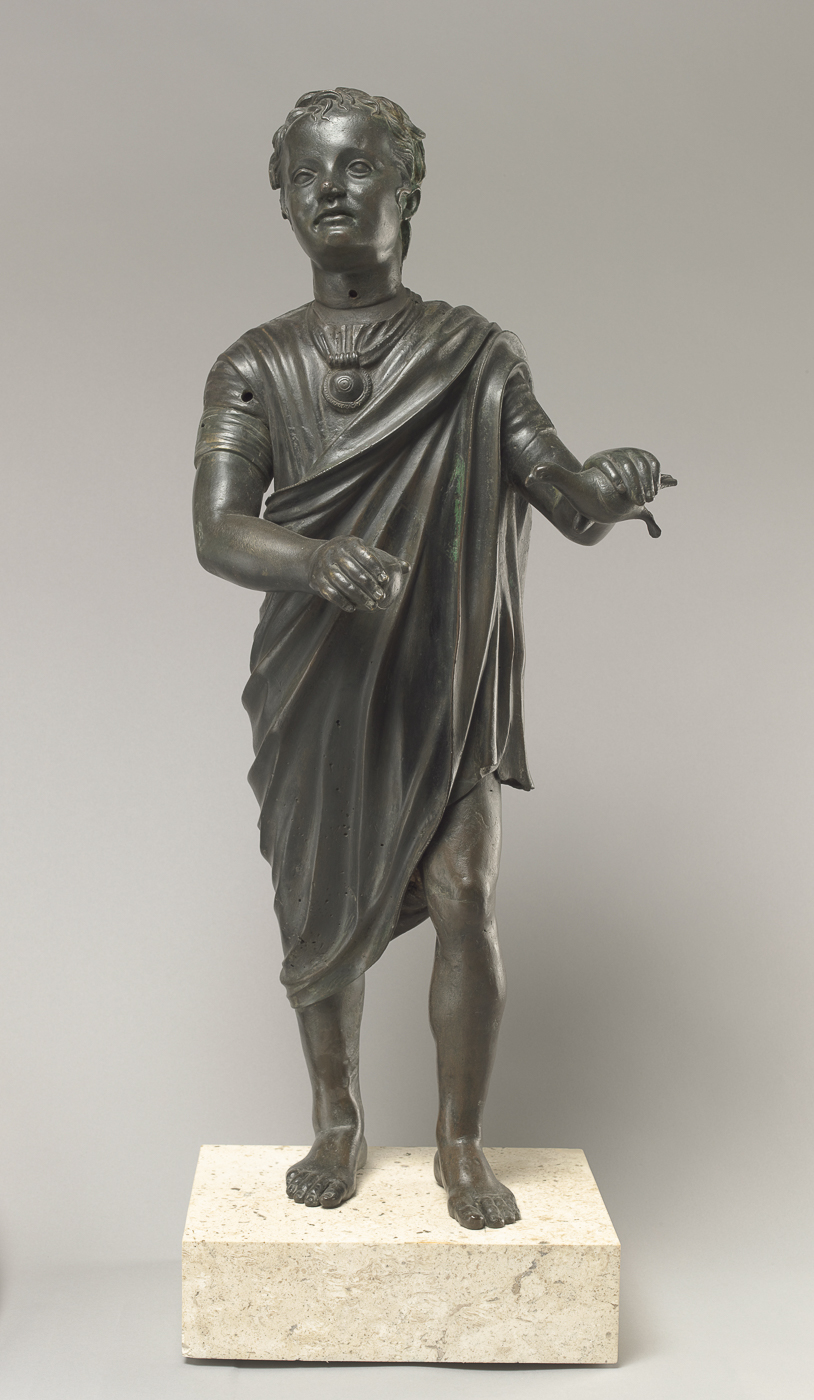 Jeune garçon à la bulle tenant une colombe