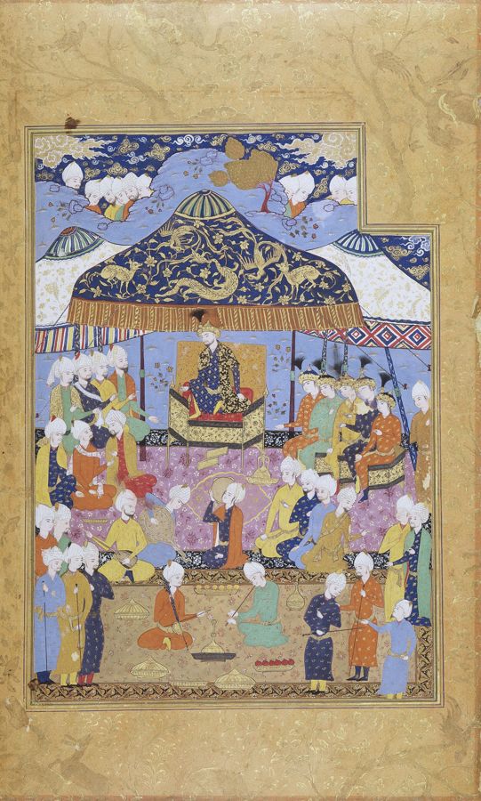 Tamerlan et les cinq princes lors d’une fête