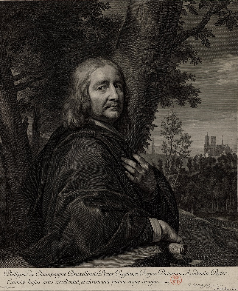 Portrait de Philippe de Champaigne  Portrait de Philippe de Champaigne