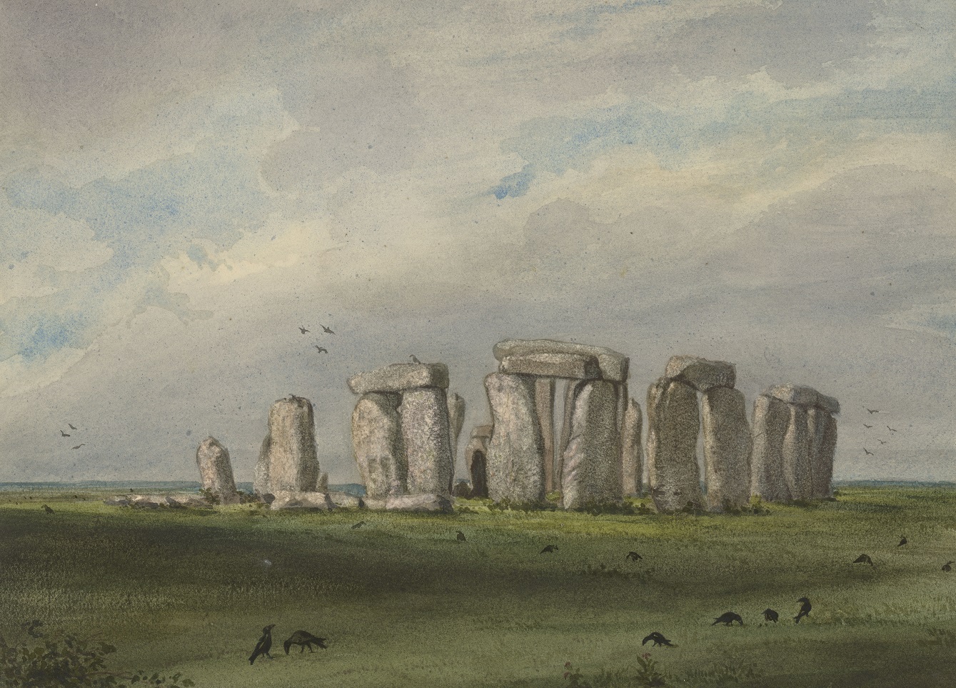 Vue du cromlech de Stonehenge Vue du cromlech de Stonehenge