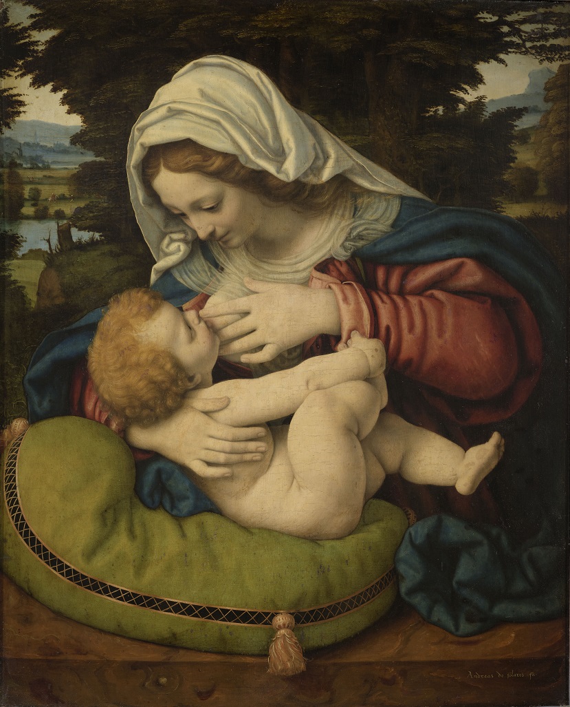 La Vierge au coussin vert La Vierge au coussin vert