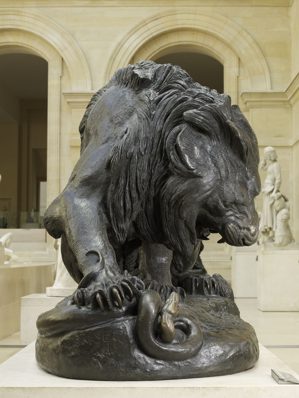 Lion au serpent Lion au serpent