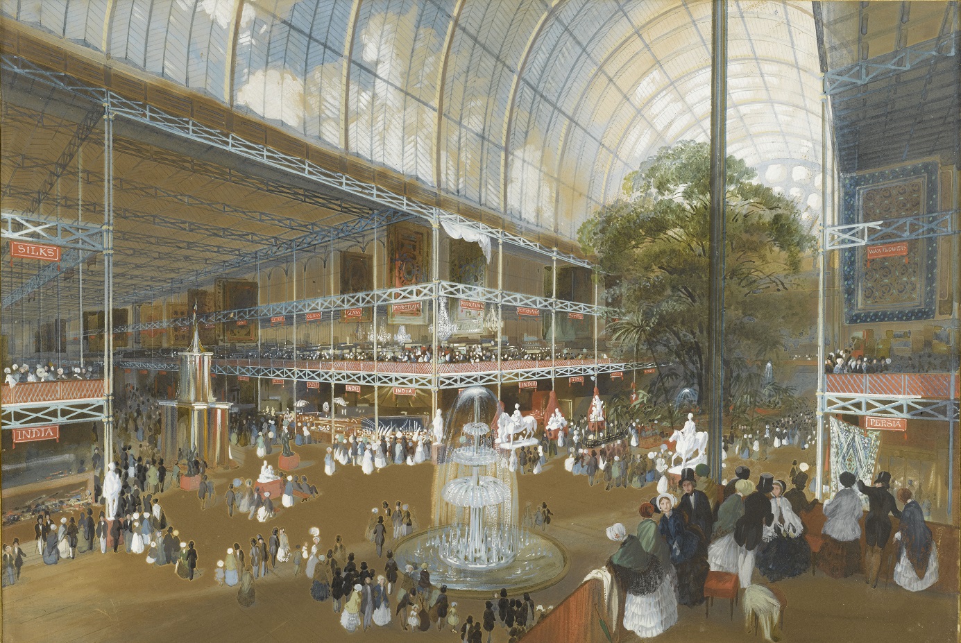 Au palais de Cristal de Londres Au palais de Cristal de Londres