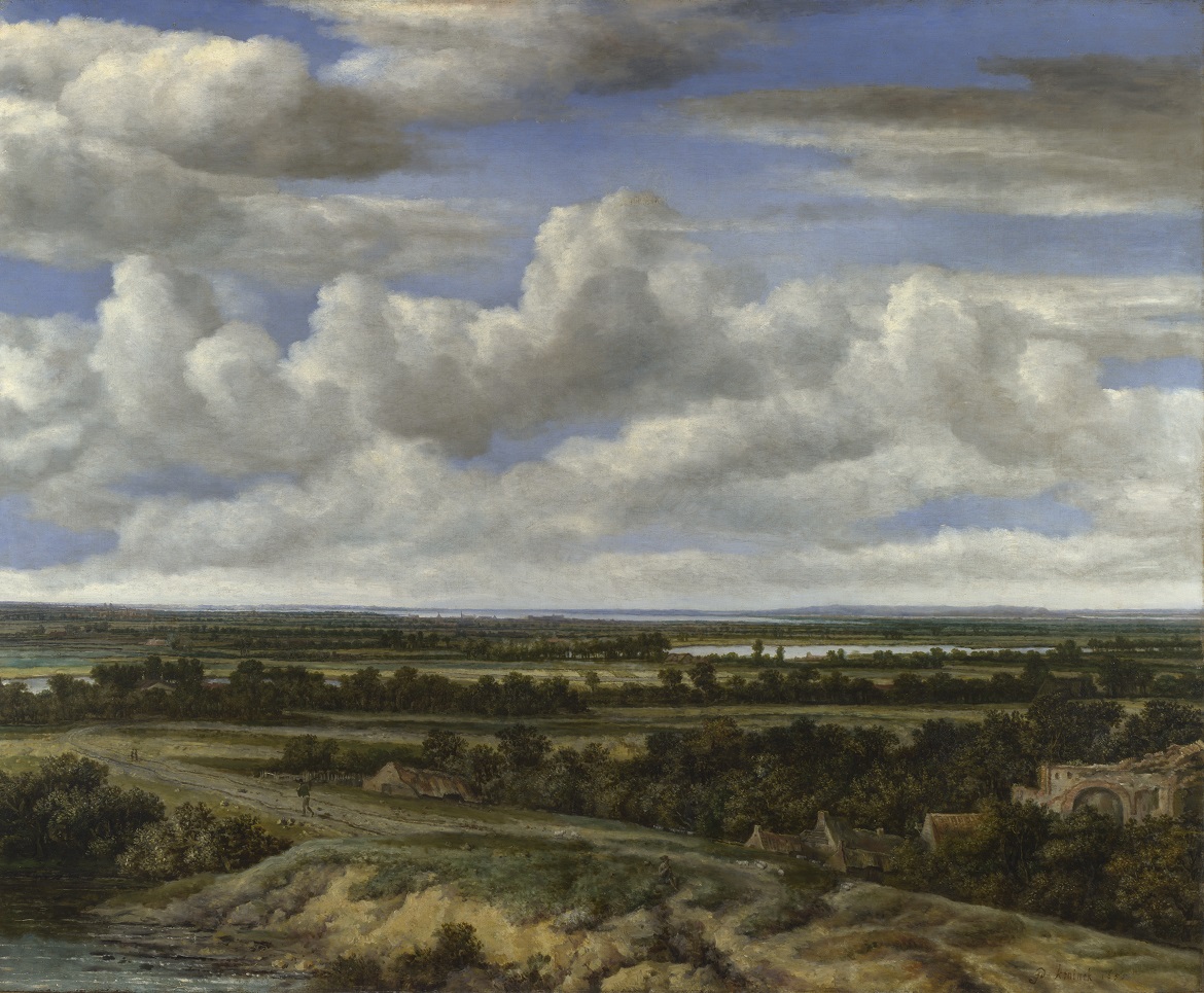Un vaste paysage avec une route près d’une rivière Un vaste paysage avec une route près d’une rivière