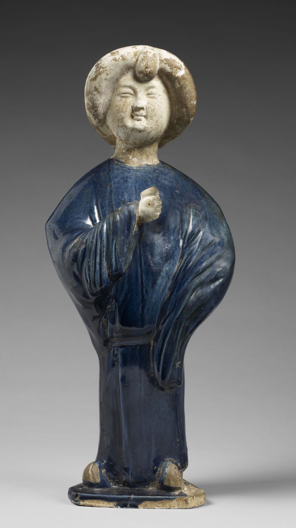 Dame de cour à la robe bleue Dame de cour à la robe bleue