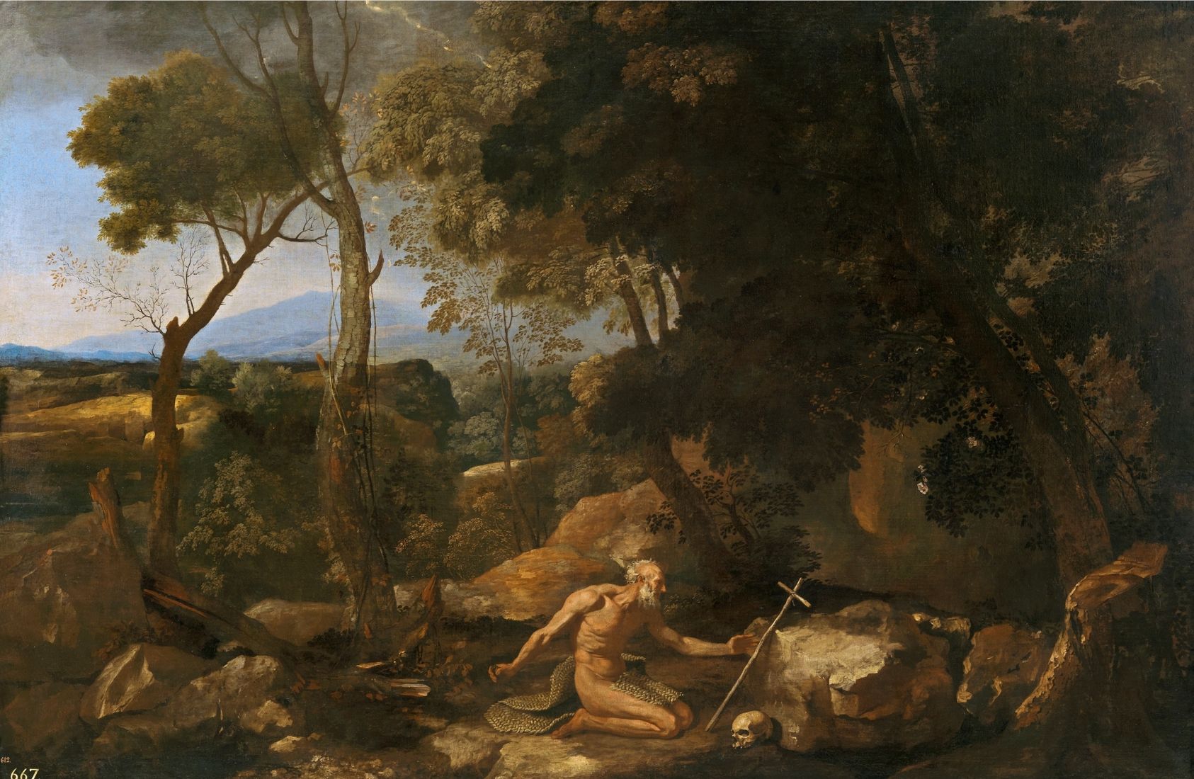 Paysage avec saint Paul ermite