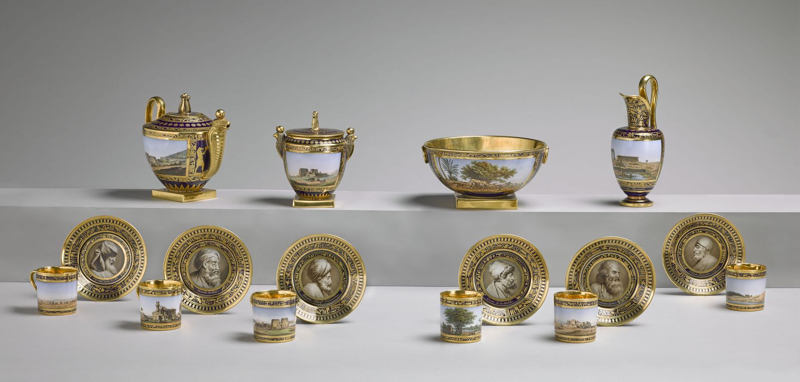 Déjeuner égyptien offert par l’impératrice Marie-Louise à la duchesse de Montebello