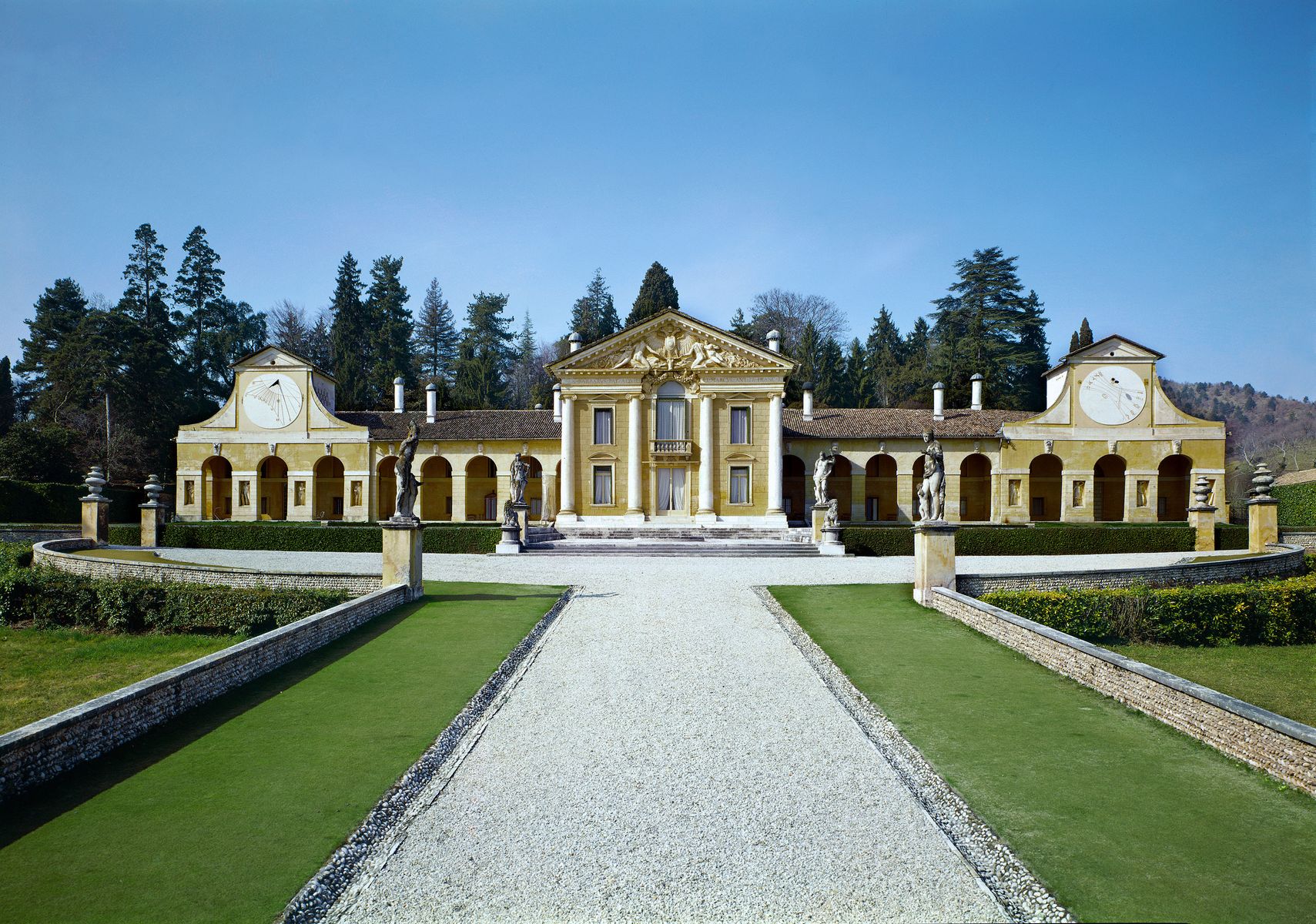 La villa Barbaro, à Maser (Italie) La villa Barbaro, à Maser (Italie)