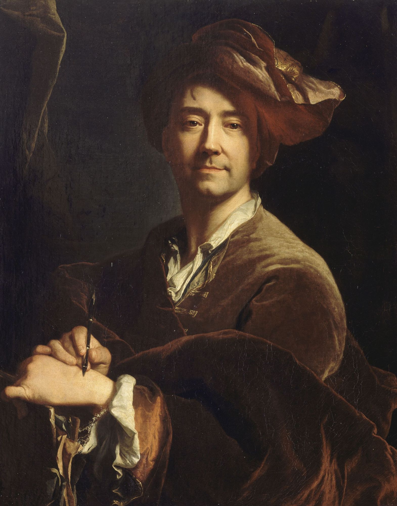 Portrait de Hyacinthe Rigaud  Portrait de Hyacinthe Rigaud