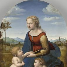 La Vierge à l'Enfant avec le petit saint Jean Baptiste - Raphael