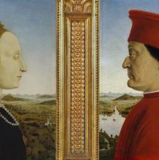 Frédéric de Montefeltre et de Battista Sforza - Piero della Francesca