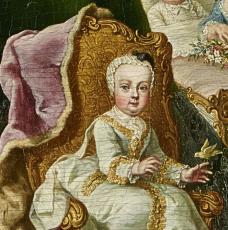 François I<sup>er</sup>, Marie-Thérèse et leurs enfants - Meytens