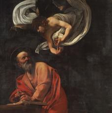 Saint Matthieu et l'ange - Caravage