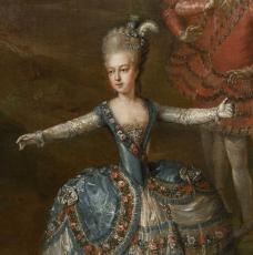 Représentation du ballet-pantomine - Détail de Marie-Antoinette