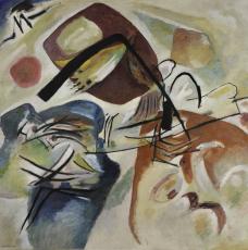 Peinture abstraite colorée