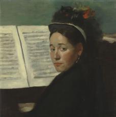 Mademoiselle Dihau au piano