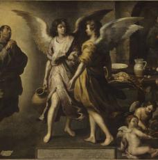 Miracle avec un franciscain et des anges