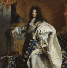 Portrait de Louis XIV en costume de sacre