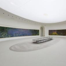 Salle 1 des "Nymphéas", murs nord, est, sud