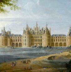 Le château commencé par François Ier a été achevé par Louis XIV. Jules Hardouin-Mansart, en 1680-86, achève l’aile ouest, la chapelle, l’enceinte basse. Louis XIV viendra fréquemment à Chambord, avec Lully et Molière Il fait aménager des appartements confortables pour lui et pour Madame de Maintenon.