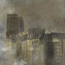 cathédrale Notre Dame de Paris, signature de delacroix
