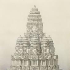 visages sur une architecture