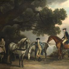 Sir Peniston et Lady Lamb, Lord et Lady Melbourne, avec le père de Lady Lamb, Sir Ralph Milbanke, et son frère John Milbanke