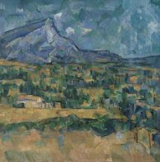 paysage avec une montagne